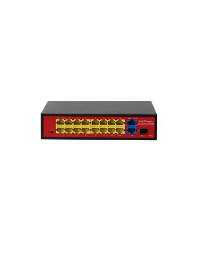 PND-16P-2G1F Lite (180W). Коммутатор неуправляемый 18-портовый с PoE. Polyvision в Златоусте