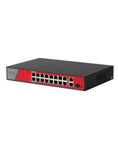 PND-16P-2G1F-BT2 (300W). Коммутатор гибридный 16+2+1 с PoE. Polyvision в Златоусте