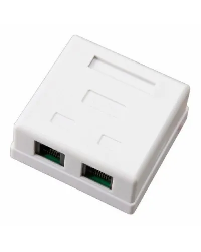 Розетка компьютерная внешняя 2-порта, UTP RJ-45 (8P8C), CAT 5e REXANT (03-0151): Розетка RJ-45 в Златоусте