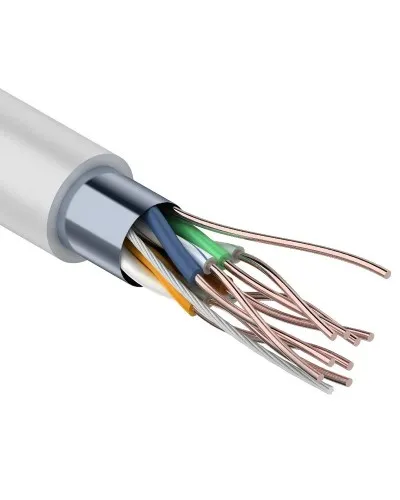 F/UTP, CAT 6, ZH нг(А)-HF, 4PR, 23AWG, INDOOR, SOLID, серый, 305м, REXANT (01-0167). Кабель «витая пара» (LAN) для структурированных систем связи. Rexant в Златоусте