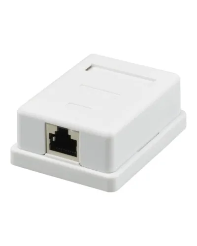 Розетка настенная RJ-45, 8P8C, Cat.5e, 1 порт FTP (10-0354). Компьютерная розетка. SUPRLAN в Златоусте