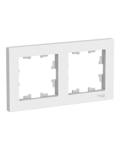 AtlasDesign рамка 2-местная универсальная, белый (ATN000102). Рамка. Systeme Electric в Златоусте