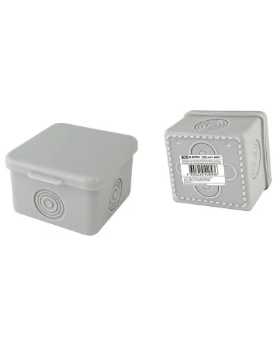 Коробка ОП 65х65х50мм, крышка, IP54, 4вх., без гермовводов (SQ1401-0821). Распаячная коробка. TDM ЕLECTRIC в Златоусте