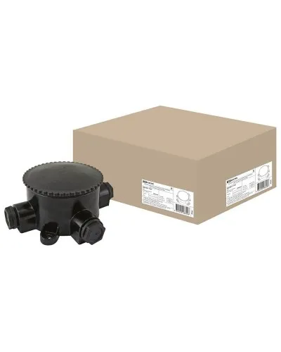 КЭМ 2-660-3 ОП D95мм IP65, 3-х рожковая (карболит) TDM (SQ1401-1101). Коробка электромонтажная. TDM ЕLECTRIC в Златоусте
