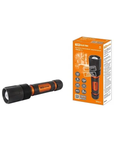 Фонарь «Титан 1» 20Вт,  IPX7, ЗУ (SQ0350-0060). Фонарь. TDM ЕLECTRIC в Златоусте
