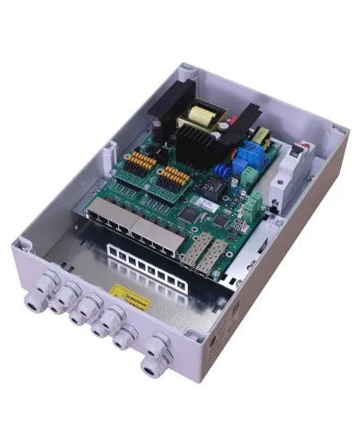 TFortis PSW-2G8F+. Коммутатор для подключения 8 камер. TFortis в Златоусте