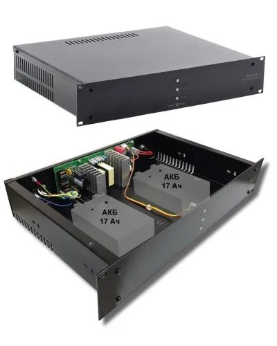 СКАТ-1200И7 RACK (СКАТ ИБП-12/5-2x17-RACK) (2142). Источник вторичного электропитания резервированный. Бастион в Златоусте