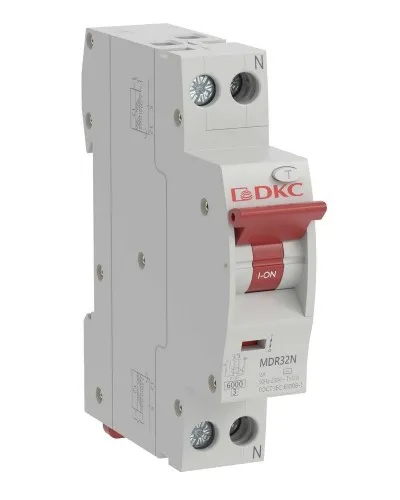 YON max MDR, 1P+N, 10mA, 10A, 6kA, А (MDR32N-1N1C10-A). Компактный автоматический выключатель дифференциального тока. ДКС в Златоусте