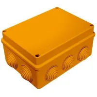 Коробка JBS150 150х110х70, 10 вых., 5P (1,5…6мм²) (43029HF): Коробка монтажная, огнестойкая, без галогена