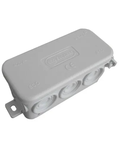 Коробка JBL090 90х42х40, 10 вых., IP55, серая (44055). Коробка монтажная. Экопласт в Златоусте