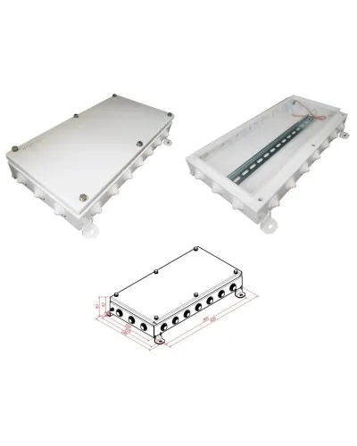 КМ IP55-2040. Коробка монтажная электротехническая. Гефест в Златоусте
