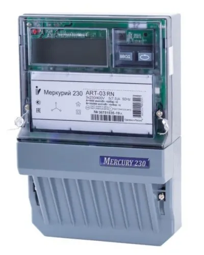 Меркурий 230 ART-01 PQRSIN 3ф 5-60А 1.0/2.0 класс точности, многотарифный (М0000051910). Счетчик электроэнергии. Инкотекс в Златоусте
