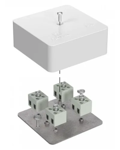 Коробка огнестойкая 75х75х30 (40-0450-FR1.5-8). Коробка огнестойкая для открытой установки. Промрукав в Златоусте