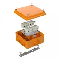 Коробка огнестойкая 100х100х50 для о/п (40-0300-FR6.0-8). Коробка огнестойкая для открытой установки. Промрукав