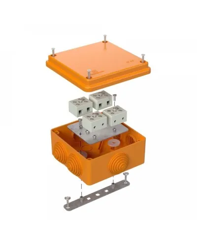 Коробка огнестойкая 100х100х50 для о/п (40-0300-FR6.0-8). Коробка огнестойкая для открытой установки. Промрукав в Златоусте