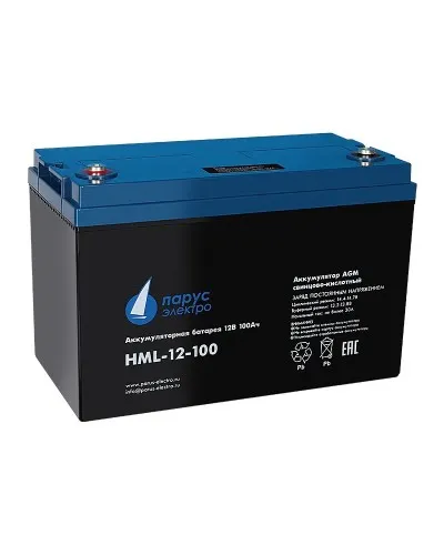 HML-12-100. Аккумулятор герметичный свинцово-кислотный. Связь инжиниринг в Златоусте